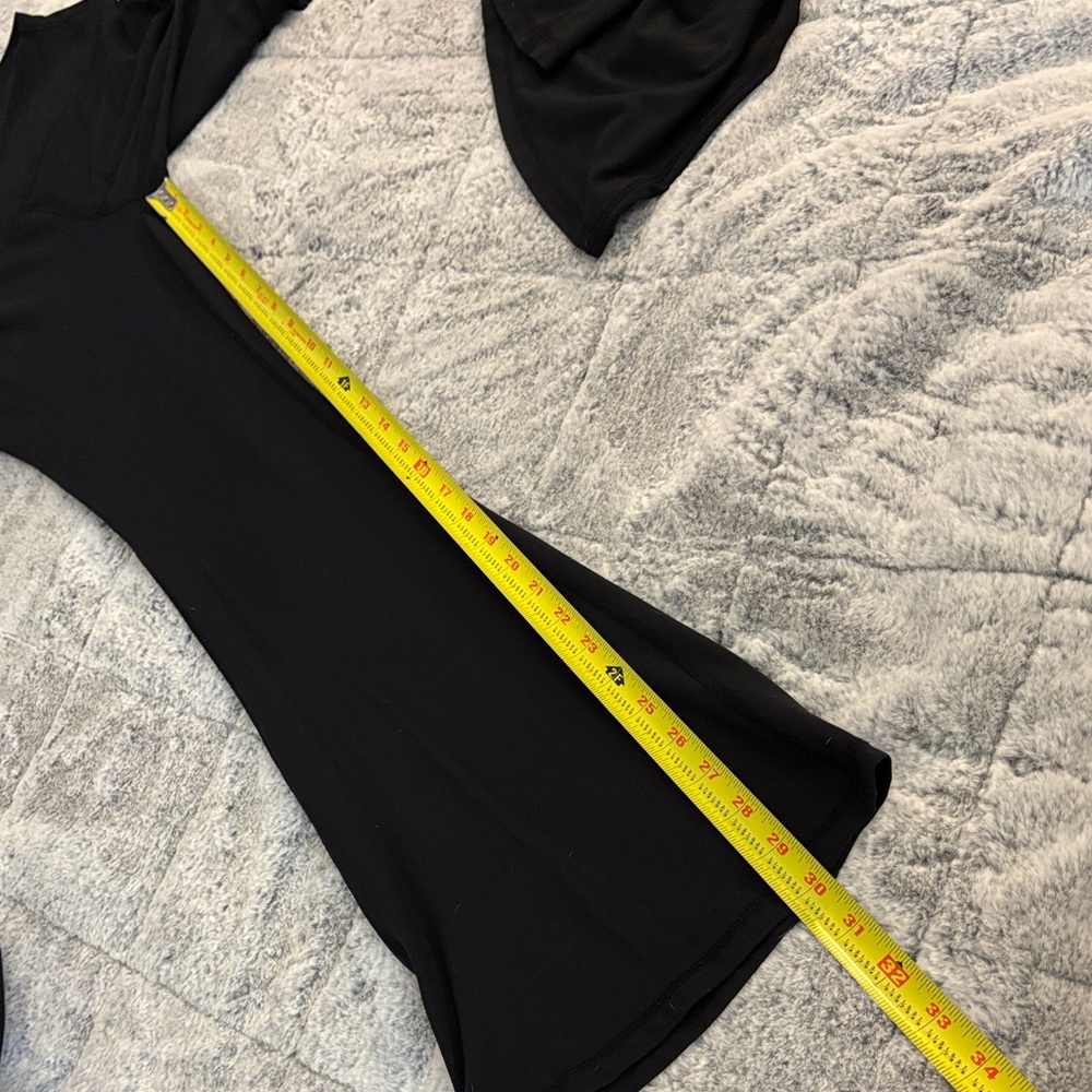 Lot of 3 Yogalicious Stretch Black Flared Crisscross Waist Yoga Pants - L - Picture 10 of 11